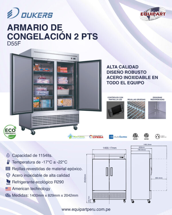 Congelador 2 pts