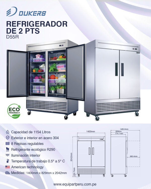 Refrigeradora 2 pts